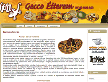 Tablet Screenshot of geccoetterem.hu